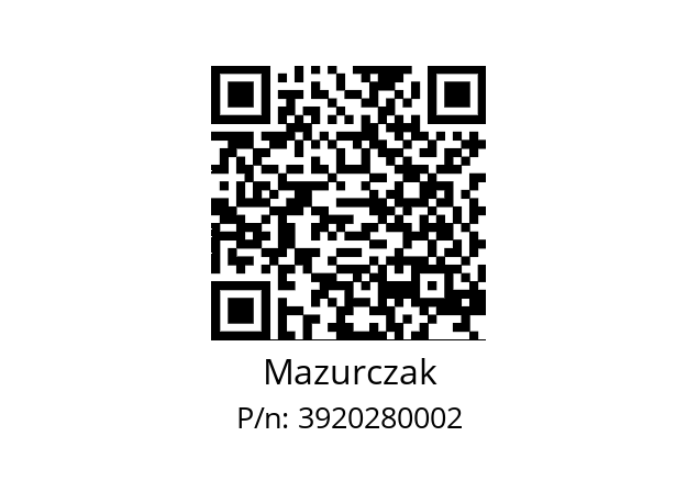   Mazurczak 3920280002