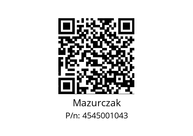   Mazurczak 4545001043