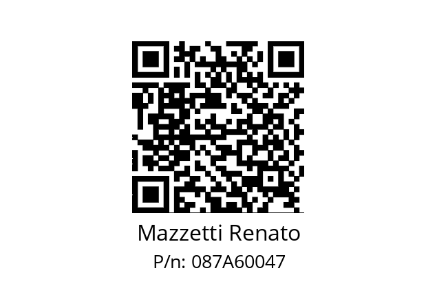   Mazzetti Renato 087A60047