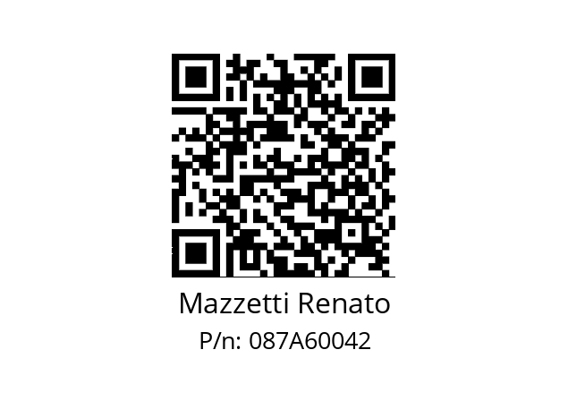   Mazzetti Renato 087A60042