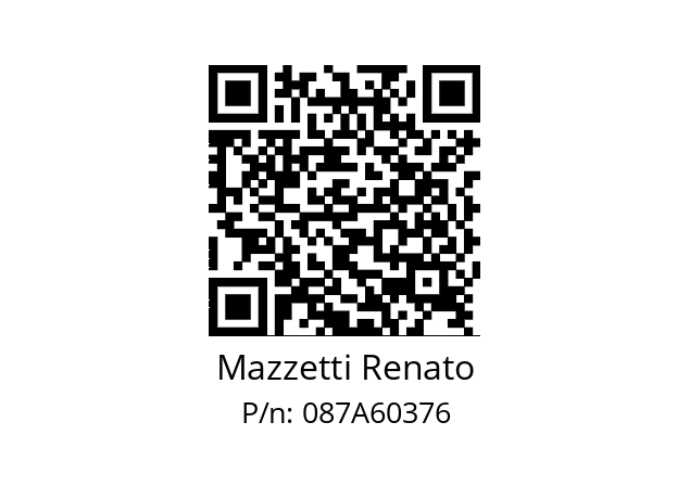   Mazzetti Renato 087A60376