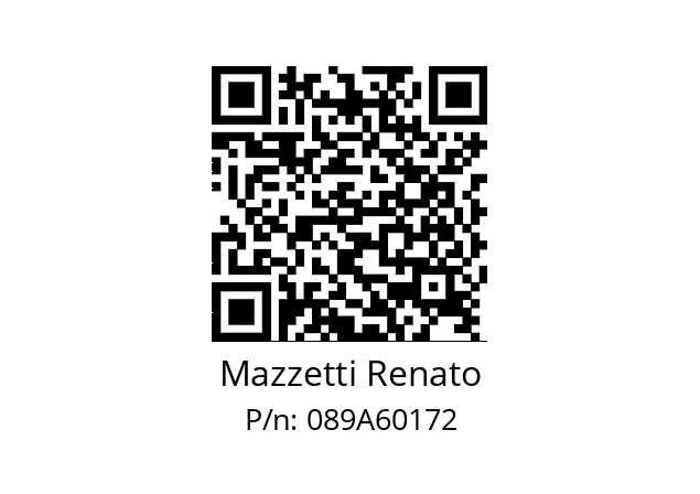   Mazzetti Renato 089A60172