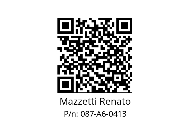   Mazzetti Renato 087-A6-0413