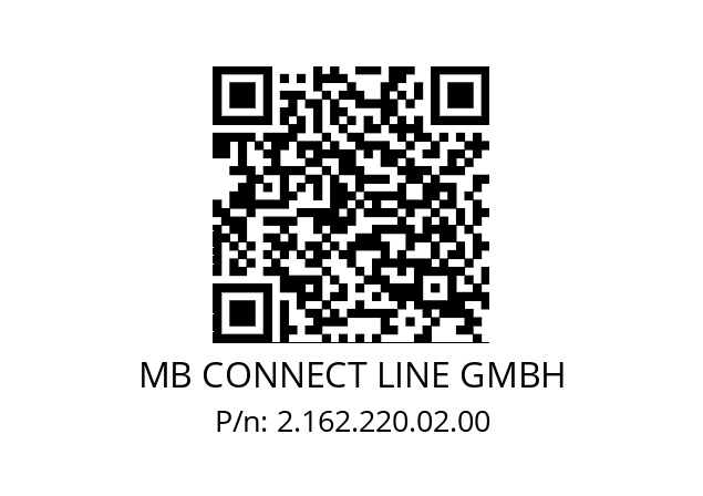   MB CONNECT LINE GMBH 2.162.220.02.00