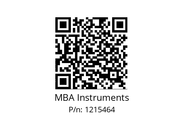   MBA Instruments 1215464