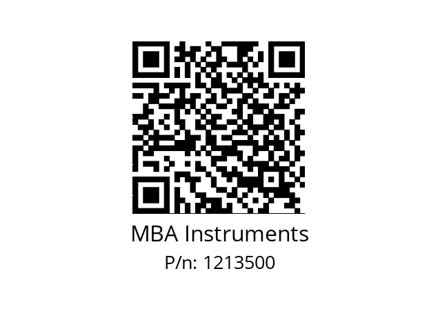   MBA Instruments 1213500