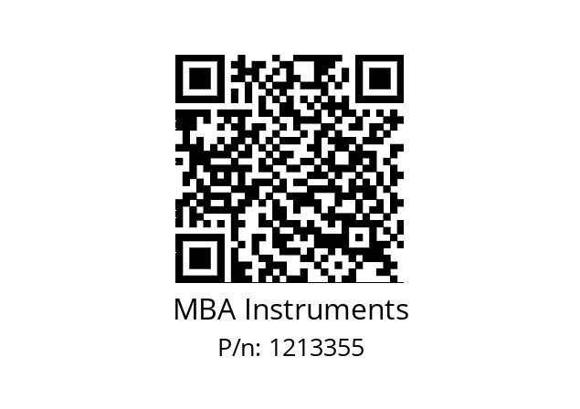   MBA Instruments 1213355