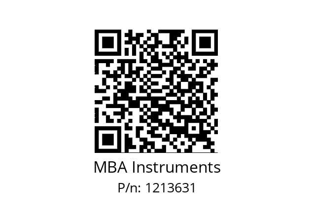   MBA Instruments 1213631