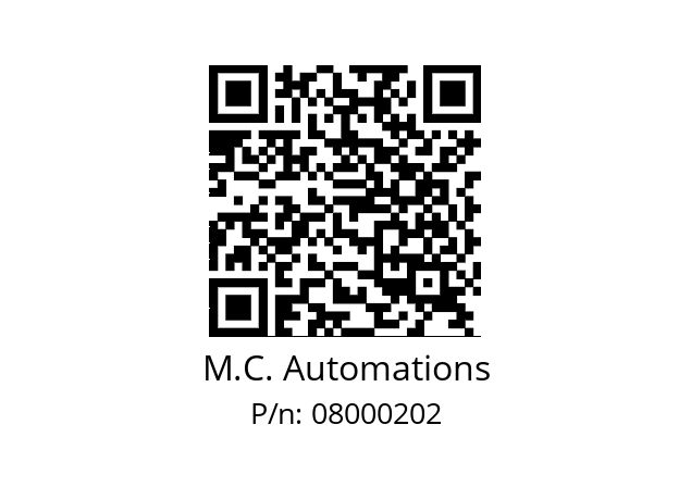   M.C. Automations 08000202