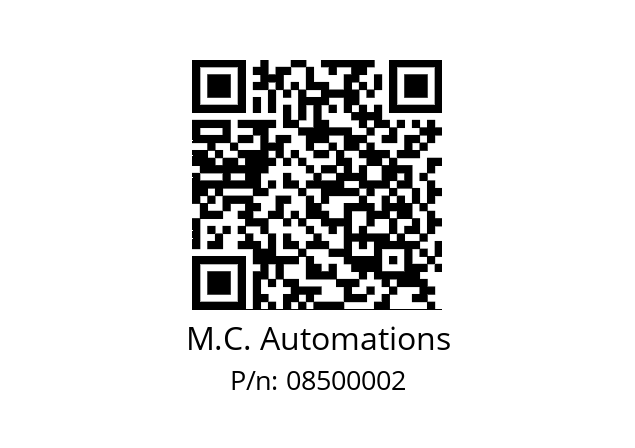   M.C. Automations 08500002