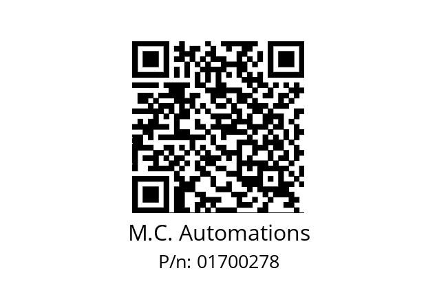   M.C. Automations 01700278