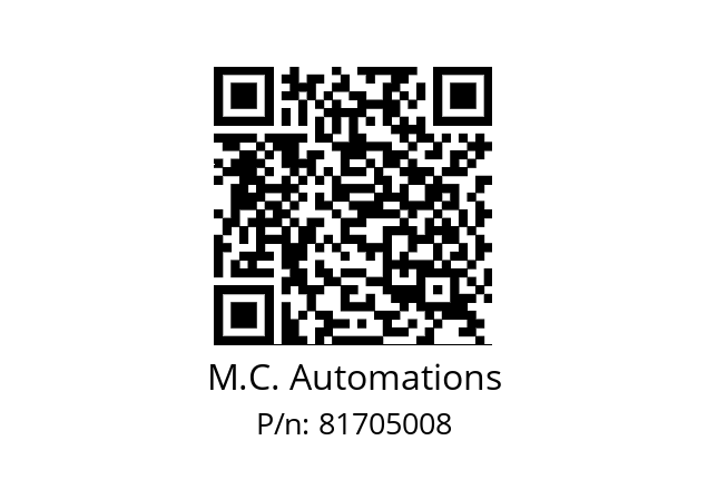   M.C. Automations 81705008