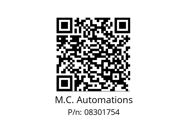   M.C. Automations 08301754