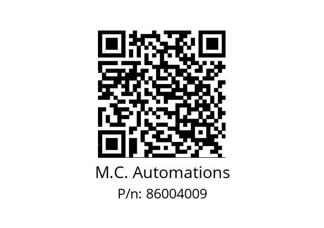   M.C. Automations 86004009