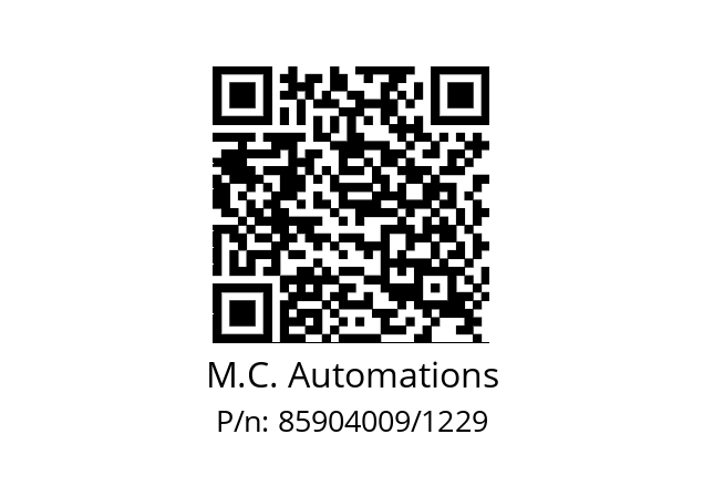   M.C. Automations 85904009/1229