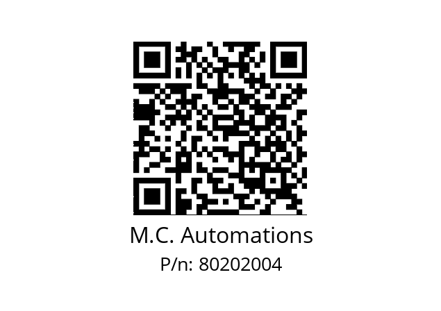   M.C. Automations 80202004