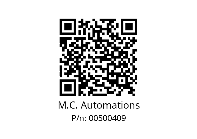   M.C. Automations 00500409