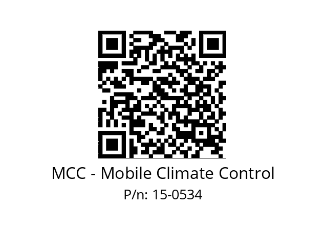   MCC - Mobile Climate Control 15-0534