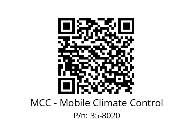   MCC - Mobile Climate Control 35-8020