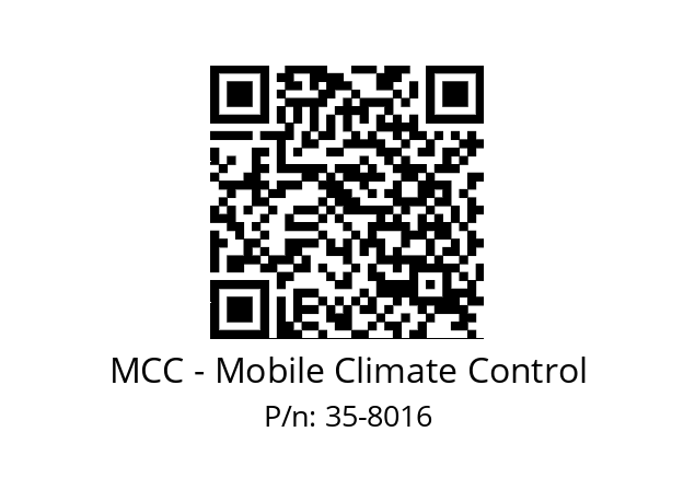   MCC - Mobile Climate Control 35-8016