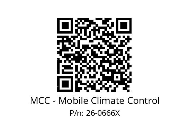   MCC - Mobile Climate Control 26-0666X