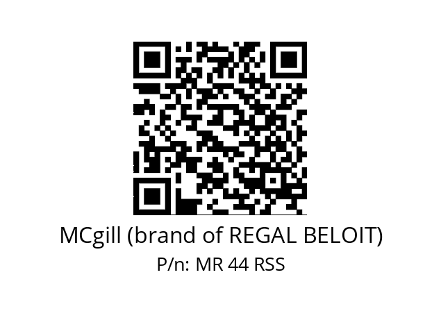   MCgill (brand of REGAL BELOIT) MR 44 RSS