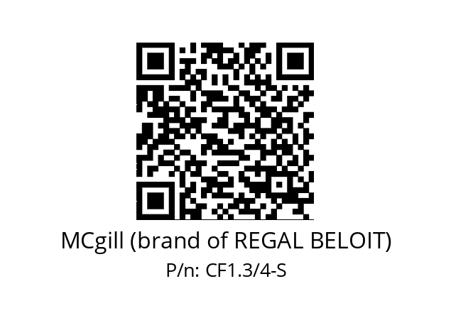   MCgill (brand of REGAL BELOIT) CF1.3/4-S