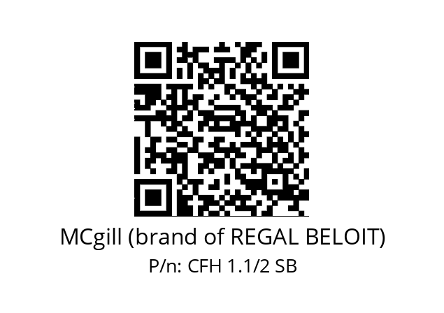   MCgill (brand of REGAL BELOIT) CFH 1.1/2 SB