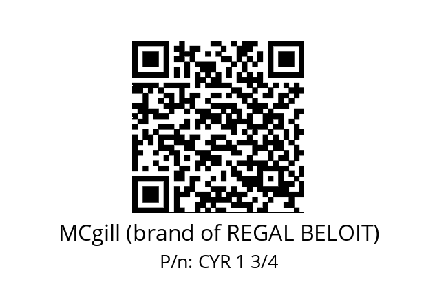   MCgill (brand of REGAL BELOIT) CYR 1 3/4