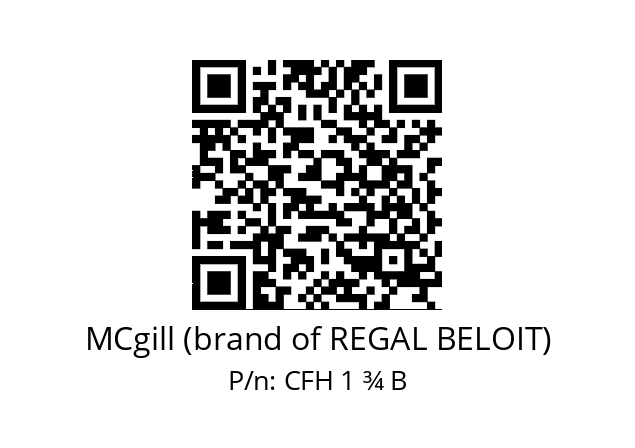   MCgill (brand of REGAL BELOIT) CFH 1 ¾ B