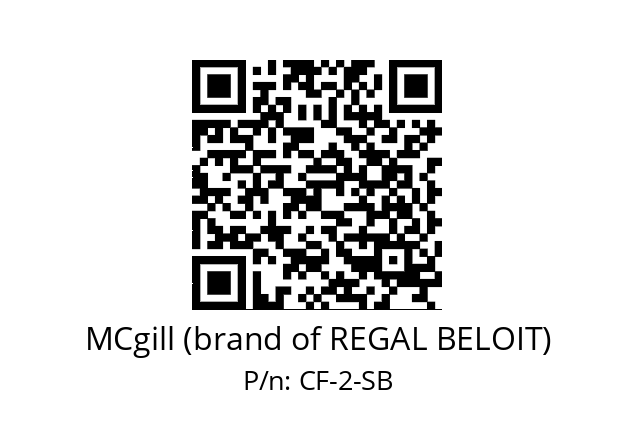   MCgill (brand of REGAL BELOIT) CF-2-SB