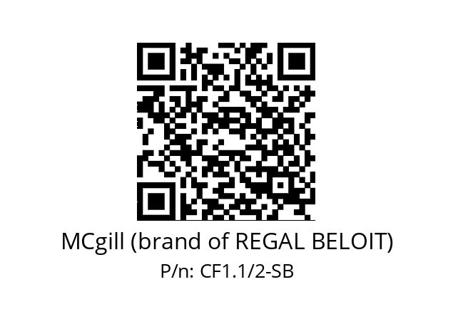   MCgill (brand of REGAL BELOIT) CF1.1/2-SB