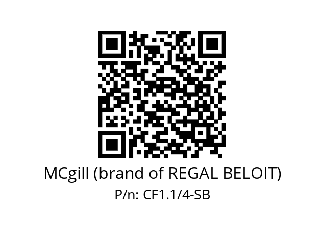   MCgill (brand of REGAL BELOIT) CF1.1/4-SB