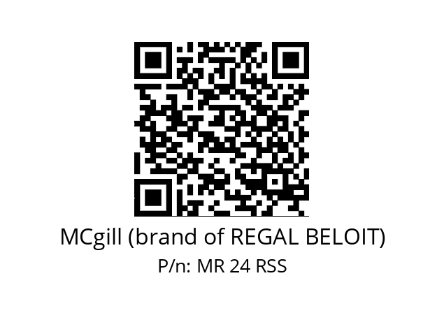   MCgill (brand of REGAL BELOIT) MR 24 RSS