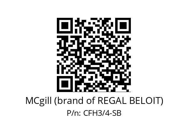   MCgill (brand of REGAL BELOIT) CFH3/4-SB