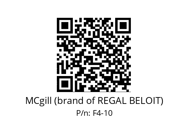   MCgill (brand of REGAL BELOIT) F4-10