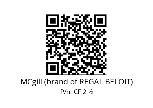   MCgill (brand of REGAL BELOIT) CF 2 ½