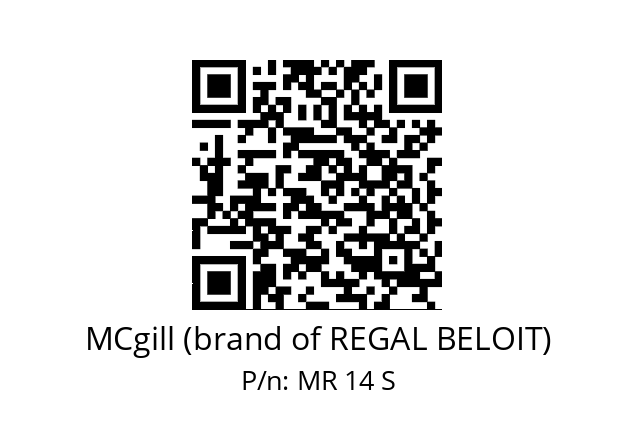   MCgill (brand of REGAL BELOIT) MR 14 S