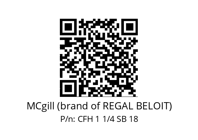   MCgill (brand of REGAL BELOIT) CFH 1 1/4 SB 18