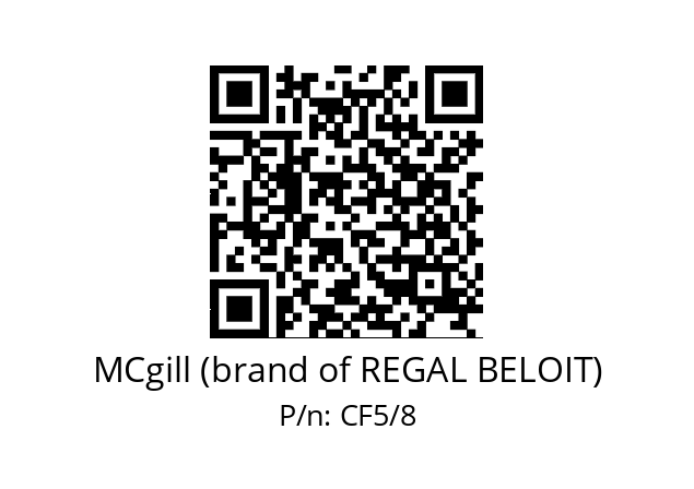   MCgill (brand of REGAL BELOIT) CF5/8