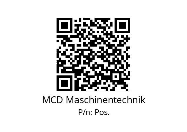   MCD Maschinentechnik Pos.