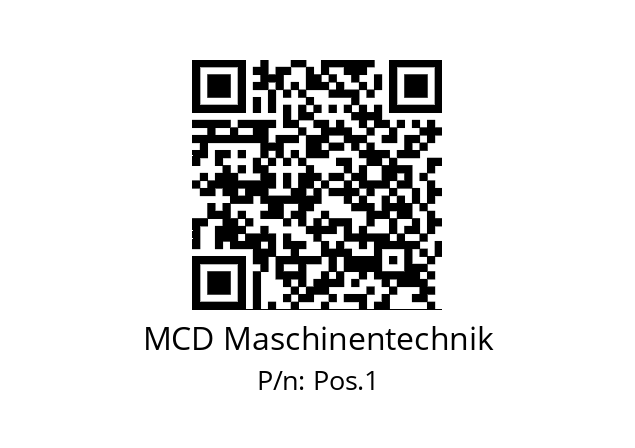   MCD Maschinentechnik Pos.1