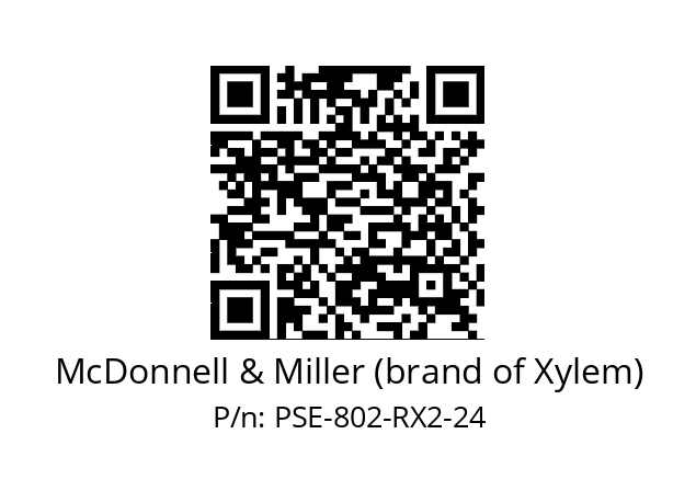   McDonnell & Miller (brand of Xylem) PSE-802-RX2-24