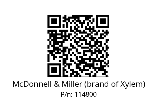   McDonnell & Miller (brand of Xylem) 114800