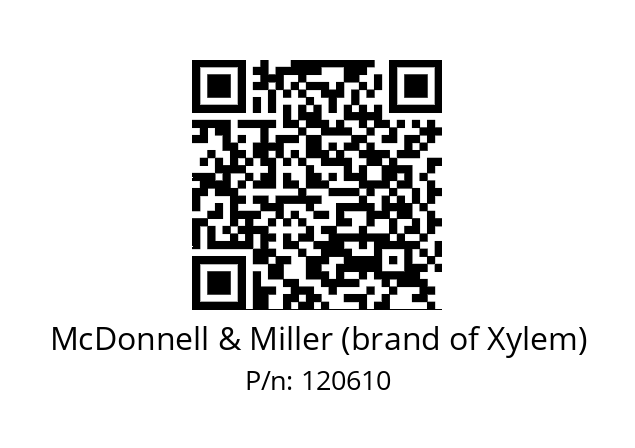   McDonnell & Miller (brand of Xylem) 120610