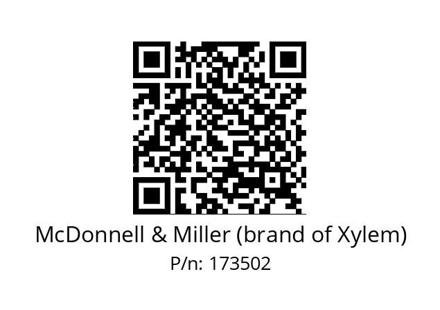   McDonnell & Miller (brand of Xylem) 173502