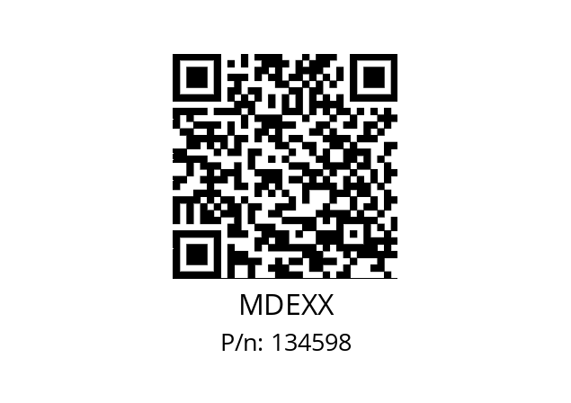   MDEXX 134598