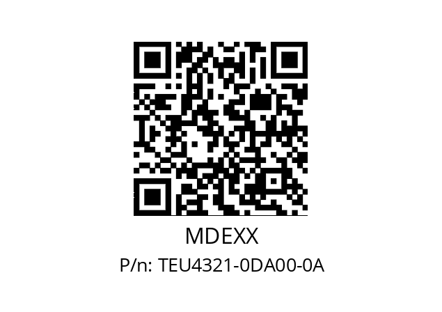   MDEXX TEU4321-0DA00-0A