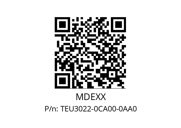   MDEXX TEU3022-0CA00-0AA0