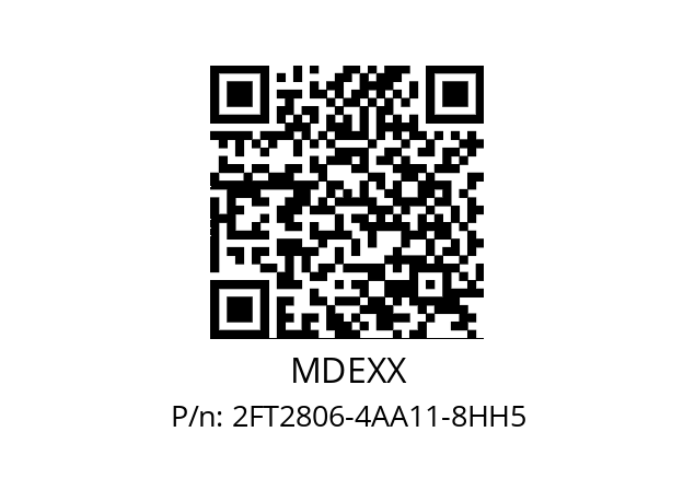   MDEXX 2FT2806-4AA11-8HH5